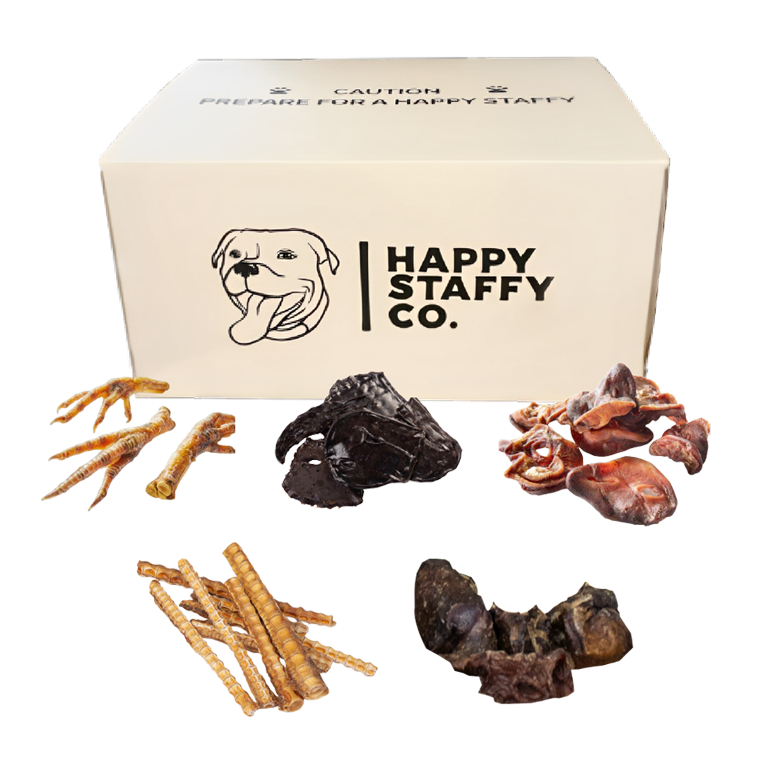 Happy Staffy Natural Treat Box