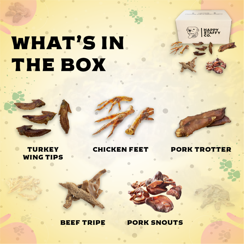 Treat & Toy Combo (Power Chewers Collection) Happy Staffy Co.