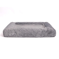 Orthopedic Memory Foam Bed + Pullover Blanket Cover
