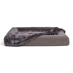 Orthopedic Memory Foam Bed + Pullover Blanket Cover